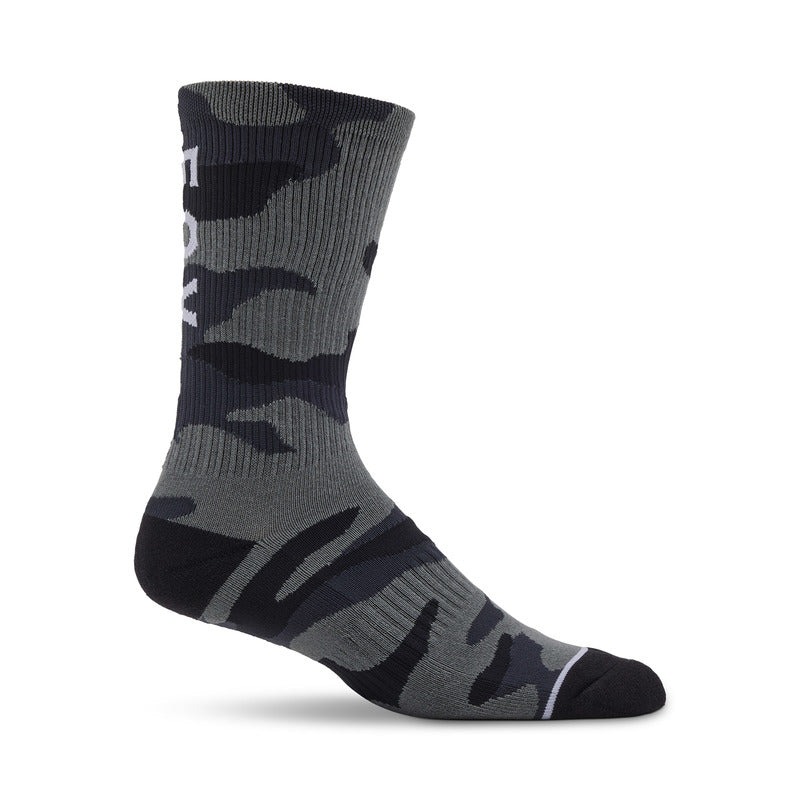 Skarpety Fox Camo Crew Sock Black Camo | RideHub