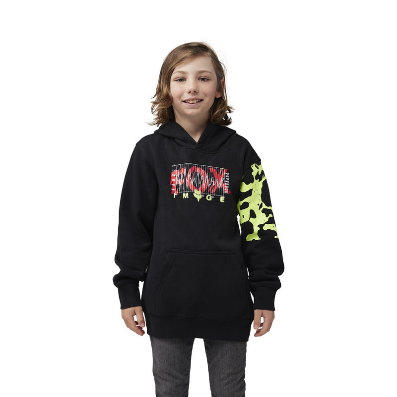 Bluza Z Kapturem Fox Junior Energy Fleece Po Black