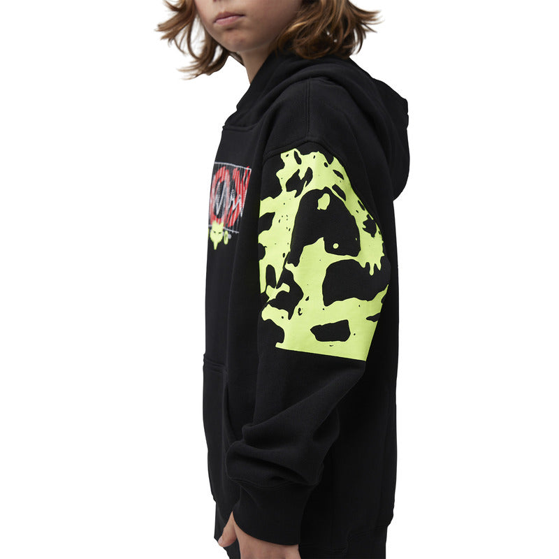 Bluza Z Kapturem Fox Junior Energy Fleece Po Black