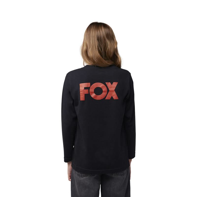 Koszulka Z Długim Rękawem Fox Junior Heritage Black