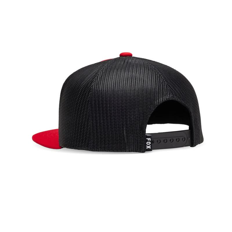 Czapka Z Daszkiem Fox Junior Absolute Sb Mesh Flame Red