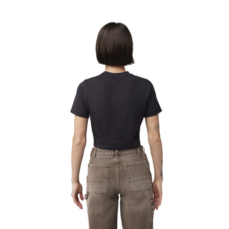 T-Shirt Fox Lady Race Spec Baby Tee Black