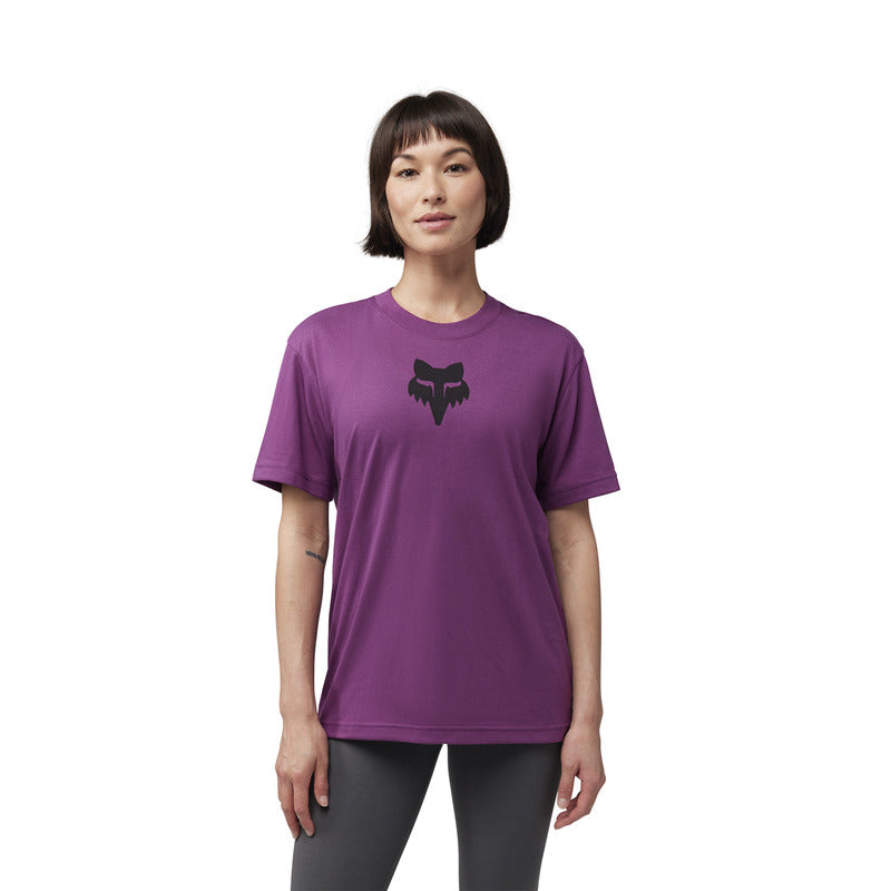 T-Shirt Fox Lady Head Tee Sangria