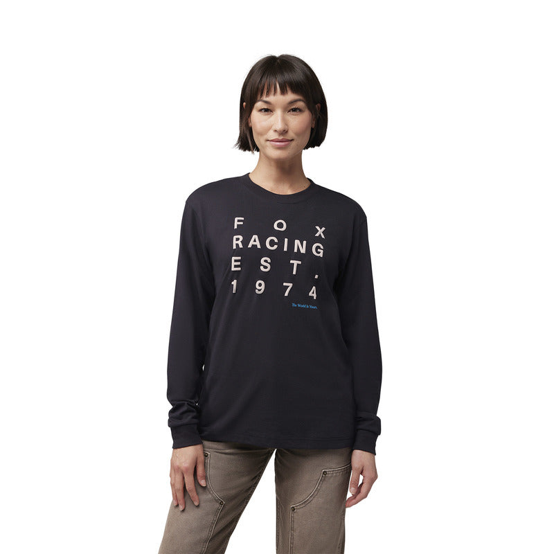 Koszulka Z Długim Rękawem Fox Lady Est.1974 LS Tee Black | RideHub