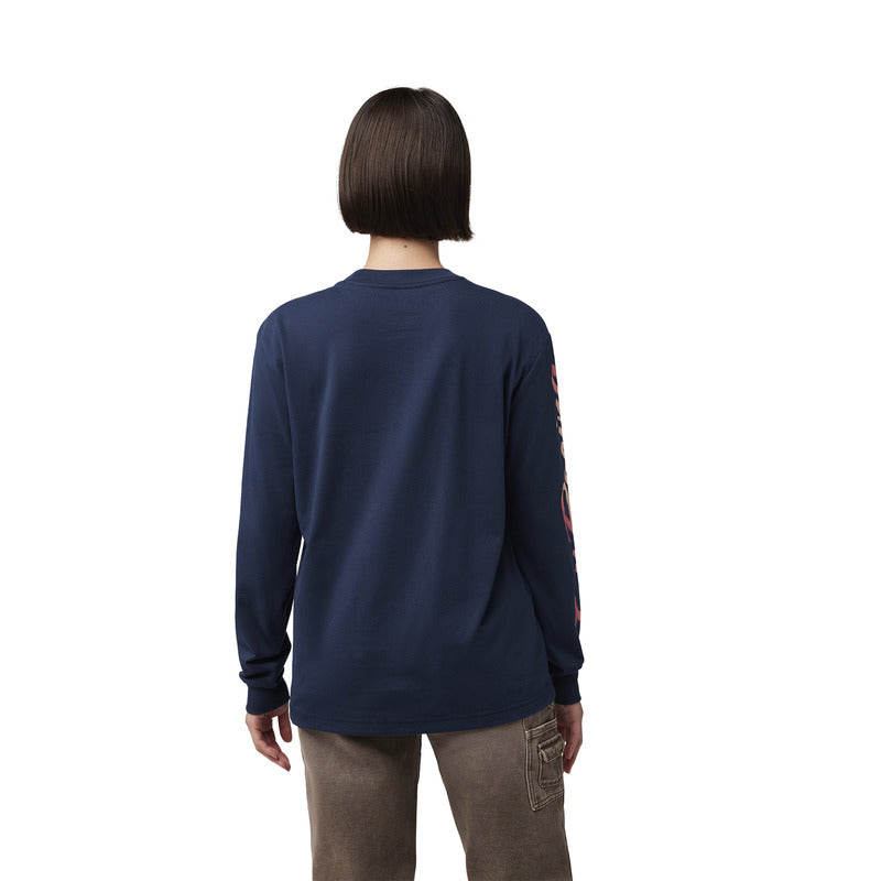 Koszulka Z Długim Rękawem Fox Lady Scripted LS Tee Midnight | RideHub Opis produktu: Fox Lady Scripted LS Tee Midnight