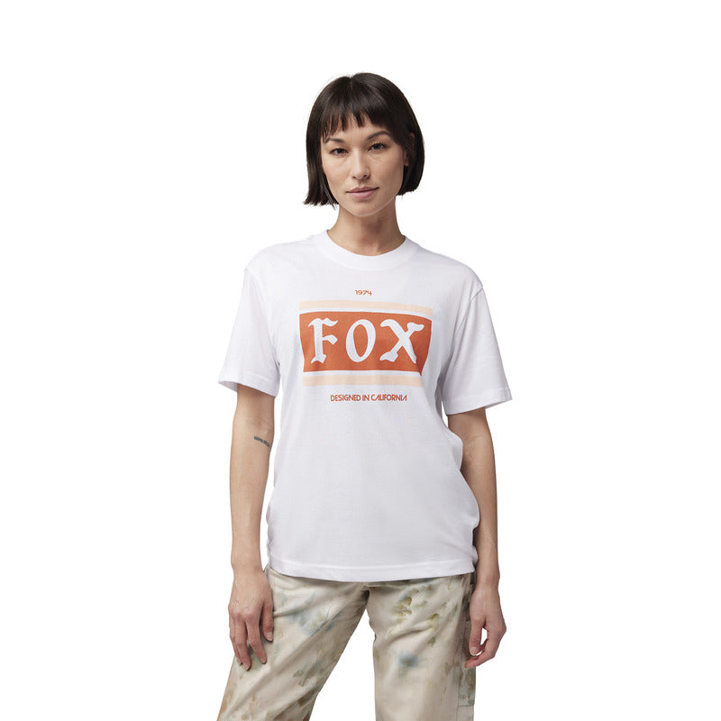 T-Shirt Fox Lady Heritage Tee White