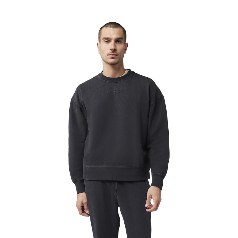 Bluza Fox Wordmark Oversized Fleece Crew Black