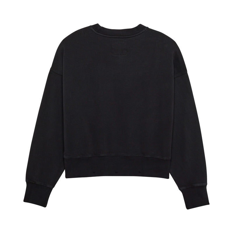 Bluza Fox Lady Wordmark Oversized Fleece Crew Black