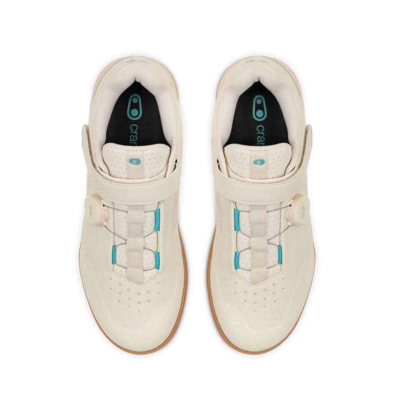 Buty Crankbrothers Mallet Boa Sand/Teal Blue - Gum Outsole