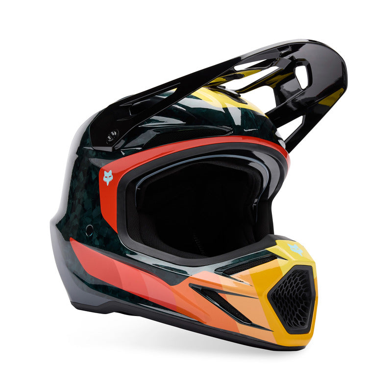 Kask Fox V3 Rs Grid Black/orange