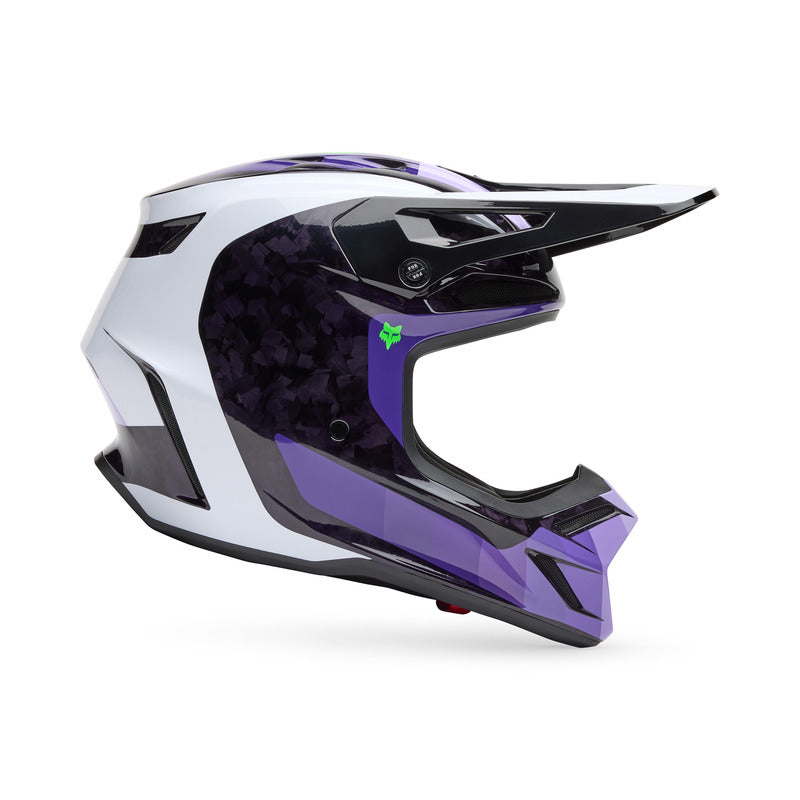 Kask Fox V3 Rs Grid Black/purple
