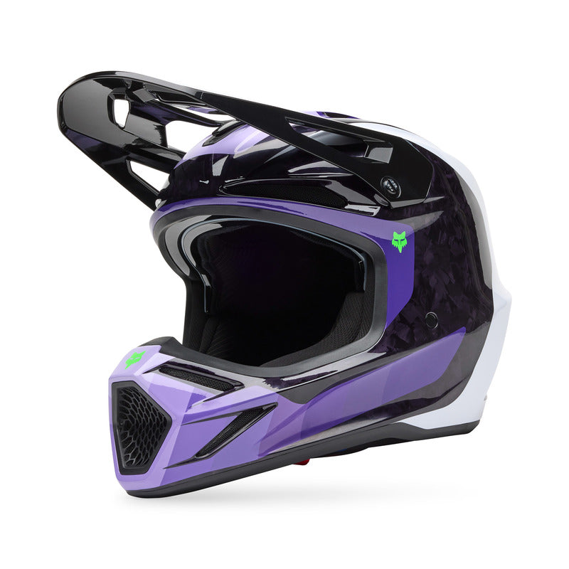Kask Fox V3 Rs Grid Black/purple