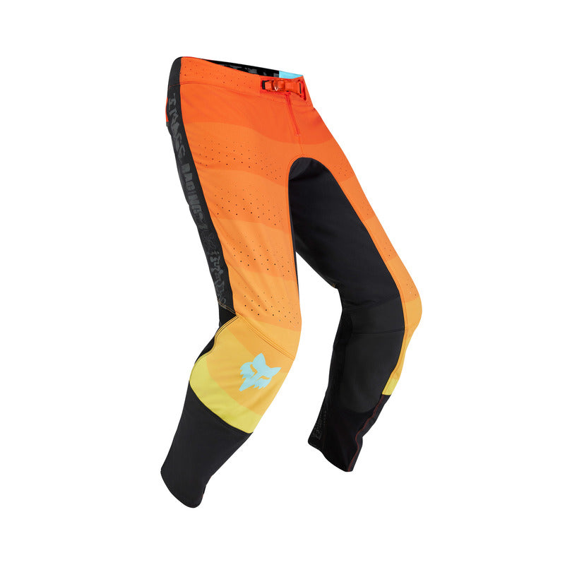 Spodnie Rowerowe Fox Flexair Grid Black/Orange | RideHub