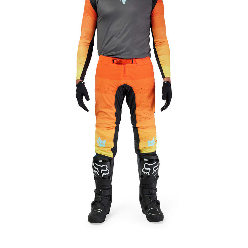 Spodnie Fox Flexair Grid Black/Orange | RideHub