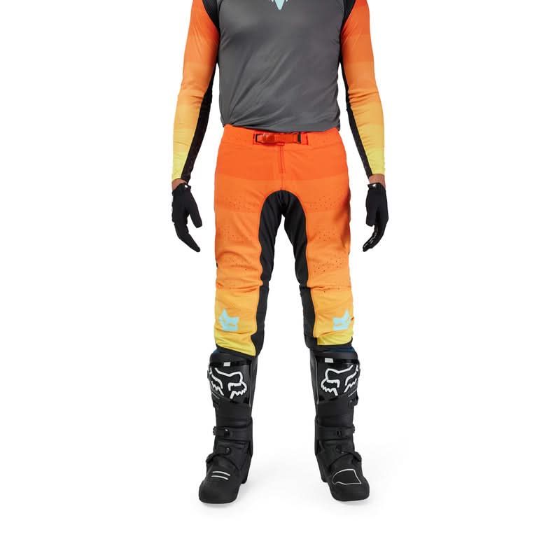 Spodnie Rowerowe Fox Flexair Grid Black/Orange | RideHub