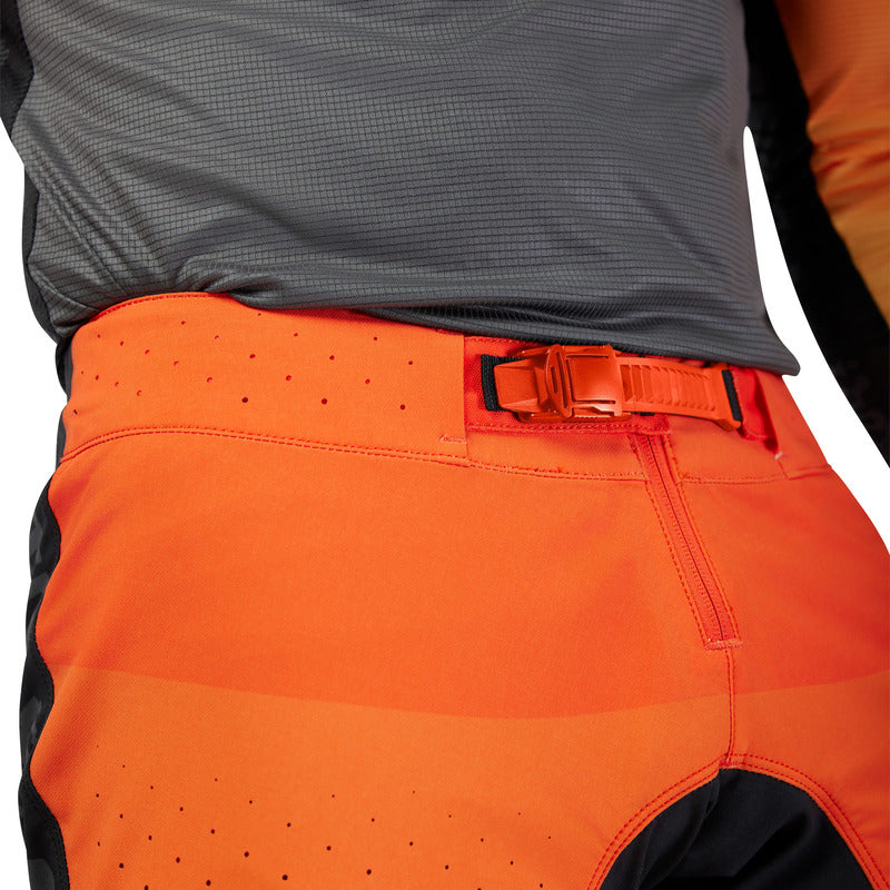 Spodnie Rowerowe Fox Flexair Grid Black/Orange | RideHub