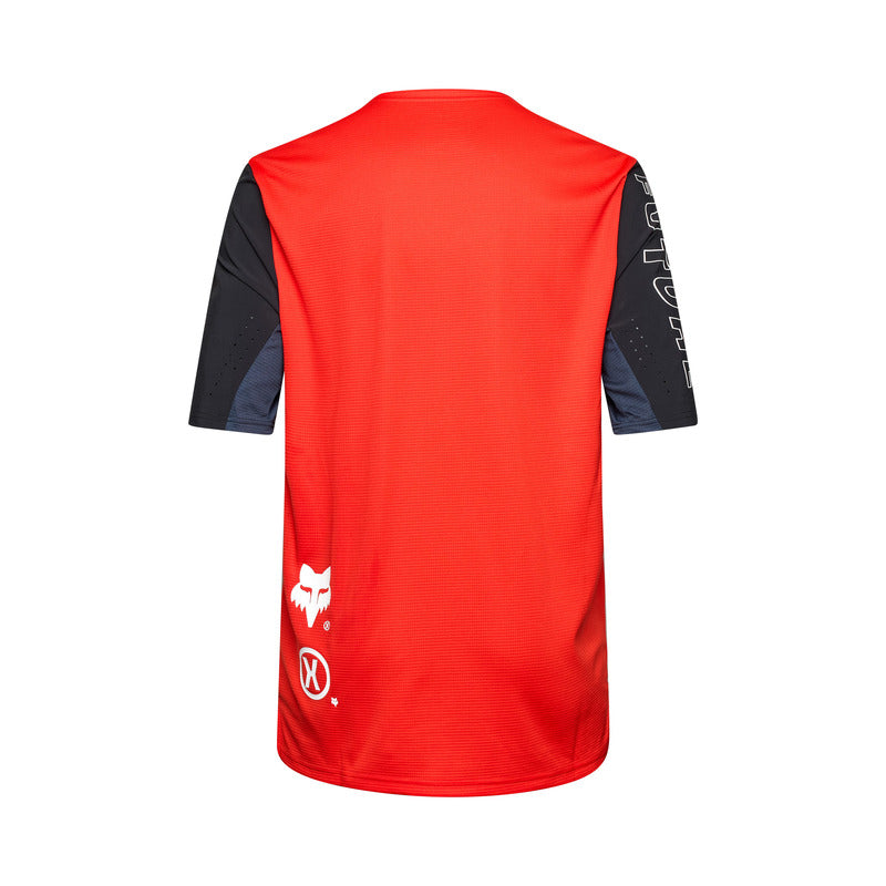Koszulka Rowerowa Fox Defend SS Jersey Fluo Red | RideHub