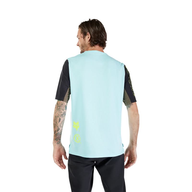 Koszulka Rowerowa Fox Defend Light Blue | RideHub