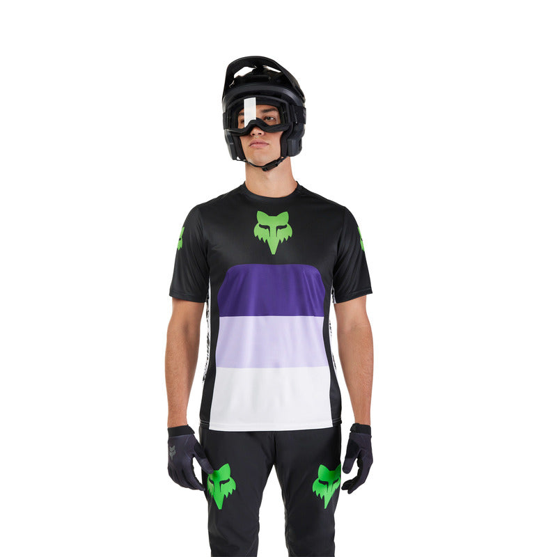 Koszulka Rowerowa Fox Ranger Grid Black | RideHub