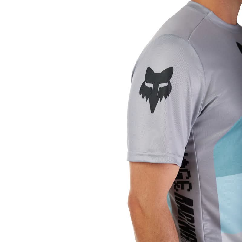 Koszulka Rowerowa Fox Ranger Grid Steel Grey | RideHub