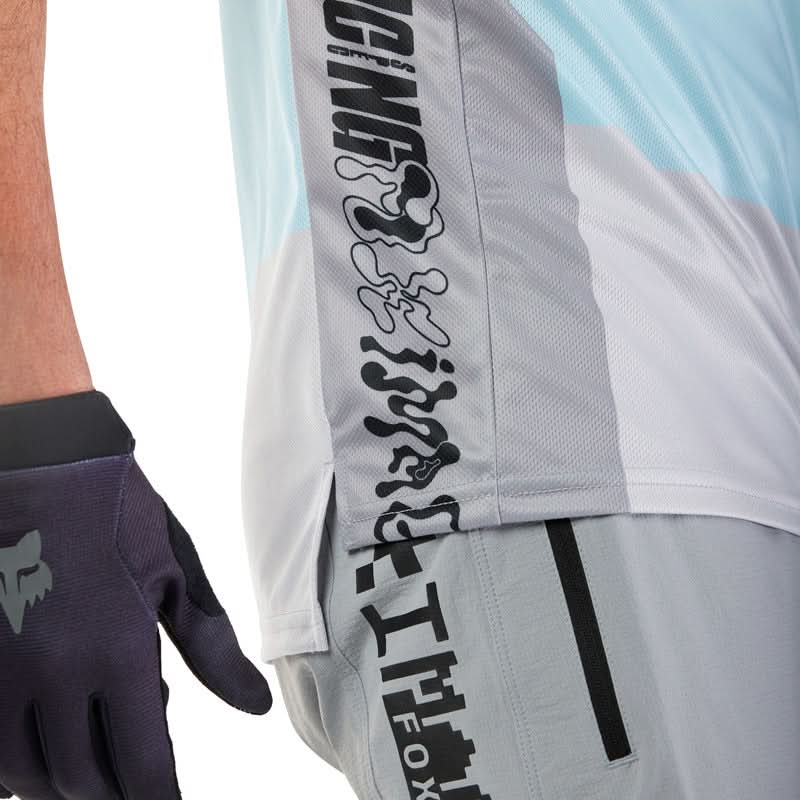 Koszulka Rowerowa Fox Ranger Grid Steel Grey | RideHub