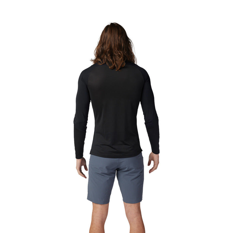 Koszulka Rowerowa Z Długim Rękawem Fox Ascent Black | RideHub