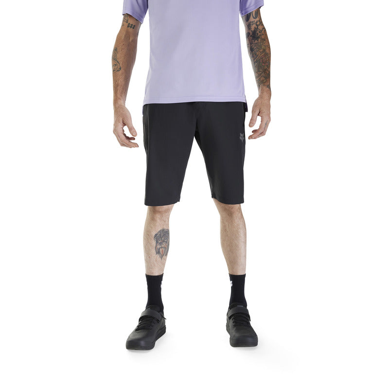 Spodenki Rowerowe Fox Ranger Short W/Liner Black | RideHub
