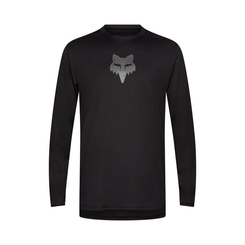 Koszulka Rowerowa Z Długim Rękawem Fox Ranger Fox Head Black | RideHub
