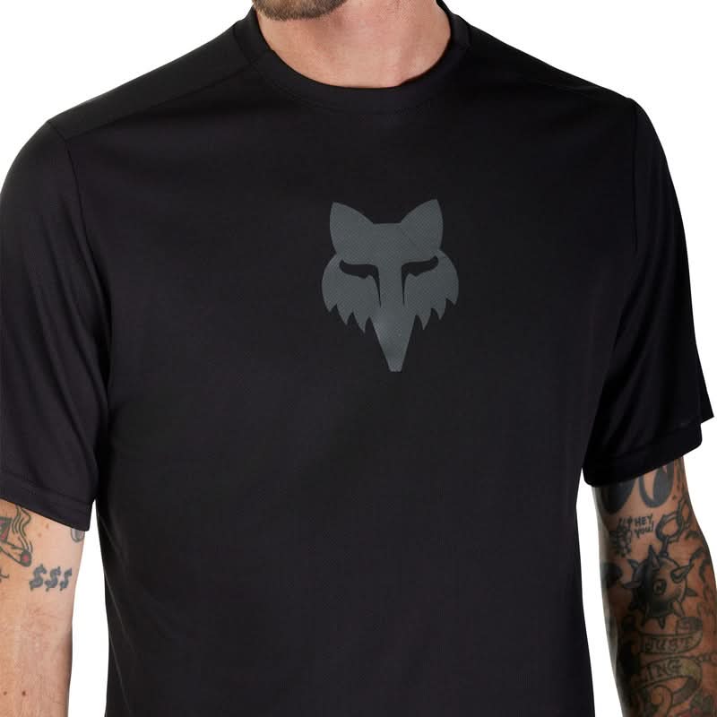Koszulka Rowerowa Fox Ranger Fox Head Black | RideHub