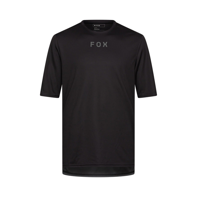 Koszulka Rowerowa Fox Ranger Wordmark Black | RideHub