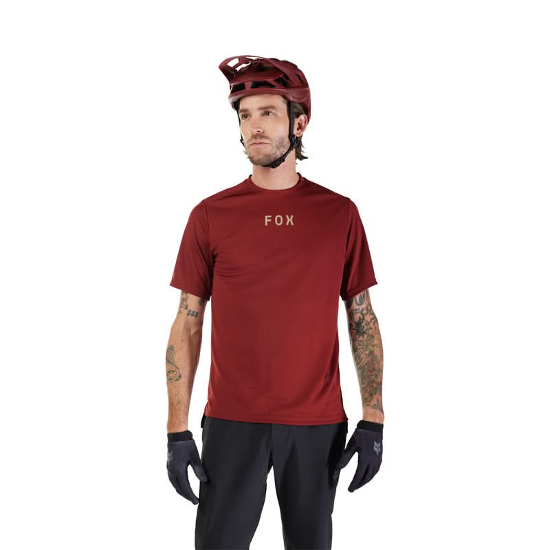 Koszulka Rowerowa Fox Ranger Wordmark Rust | RideHub