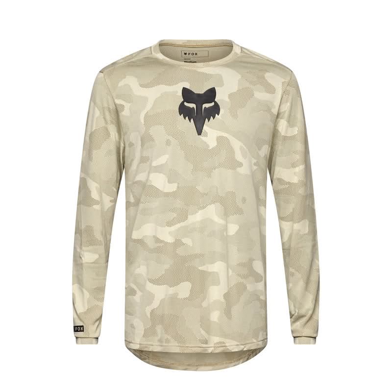 Koszulka Rowerowa Z Długim Rękawem Fox Ranger TruDri LS Jersey Cream | RideHub