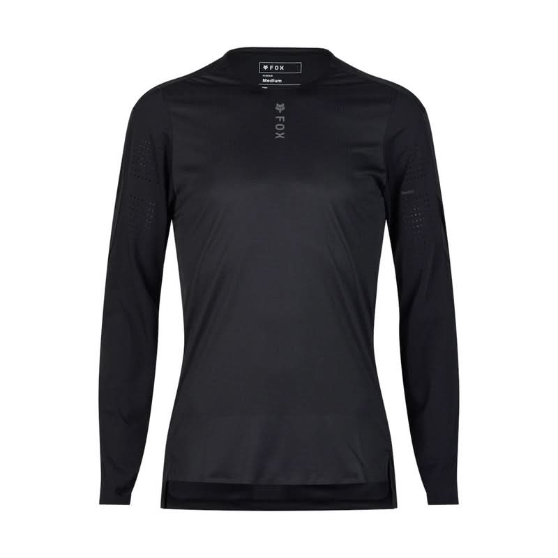 Koszulka Rowerowa Z Długim Rękawem Fox Flexair Pro LS Jersey Black | RideHub