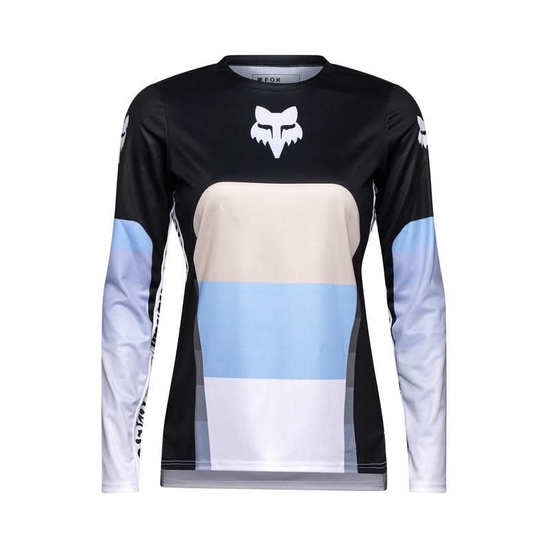 Koszulka Rowerowa Z Długim Rękawem Fox Lady Ranger LS Jersey Grid Black | RideHub