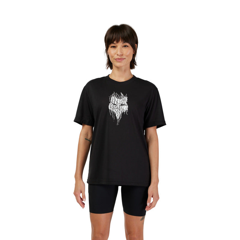 T-shirt Fox Lady Bark Ss Tech Tee Black