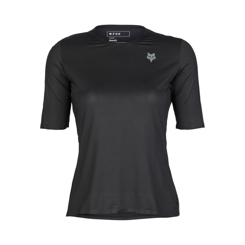 Koszulka Rowerowa Fox Lady Flexair Ascent SS Jersey Black | RideHub