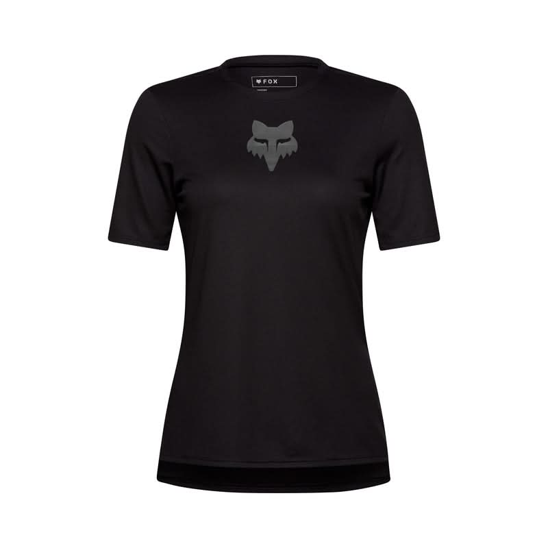 Koszulka Rowerowa Fox Lady Ranger Fox Head Black | RideHub