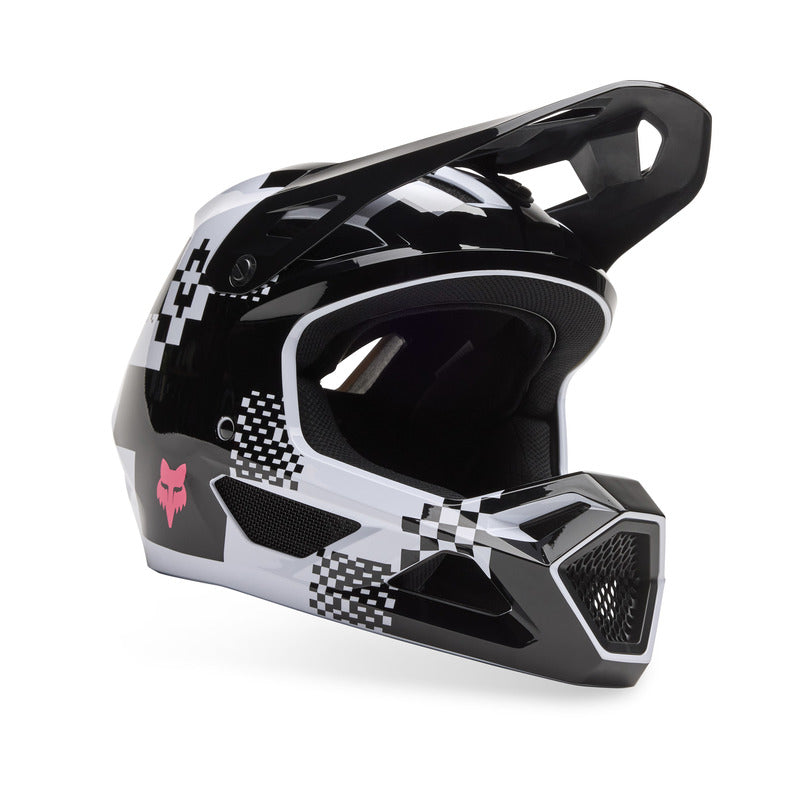 Kask Rowerowy Fox Junior Rampage Digi Img Black/White