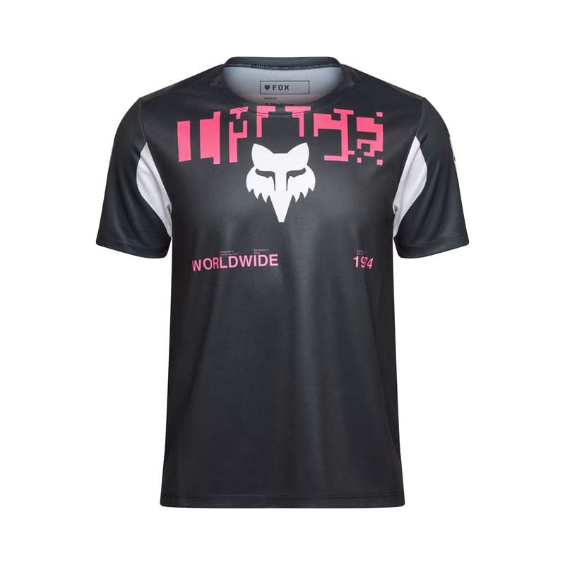 Koszulka Rowerowa Fox Junior Ranger SS Jersey Digi Image Black | RideHub