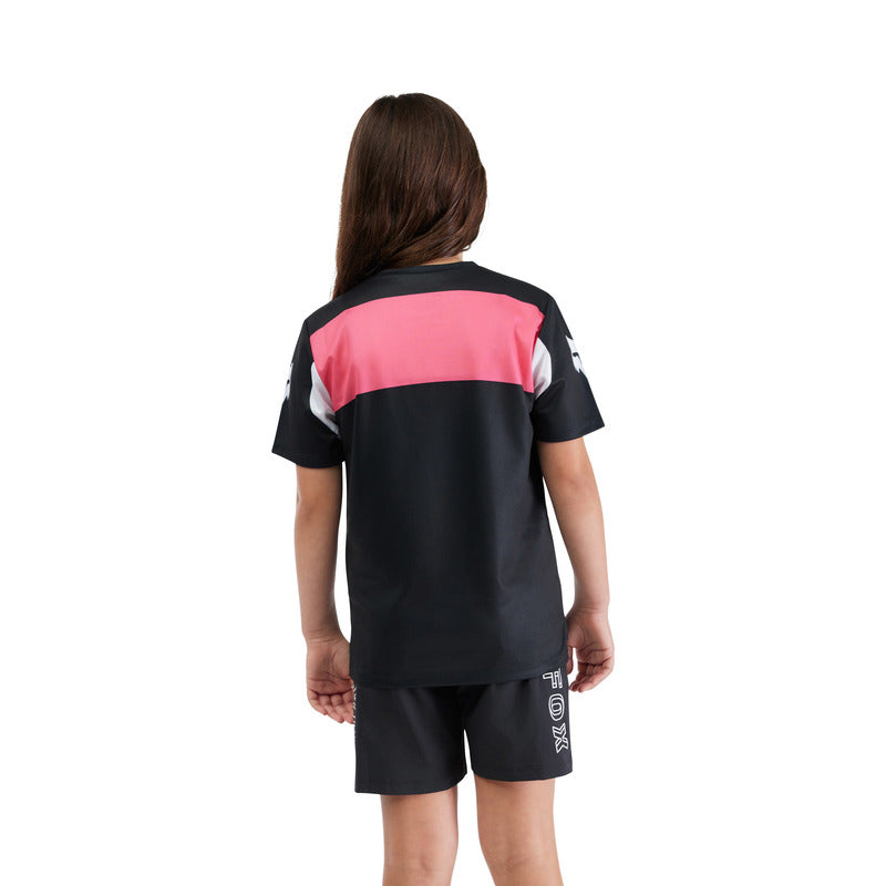 Koszulka Rowerowa Fox Junior Ranger SS Jersey Digi Image Black | RideHub