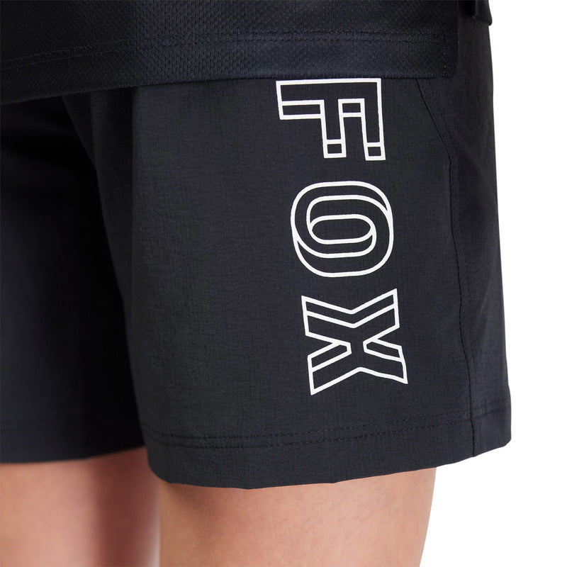 Spodenki Rowerowe Fox Junior Ranger Short Digi Image Black | RideHub