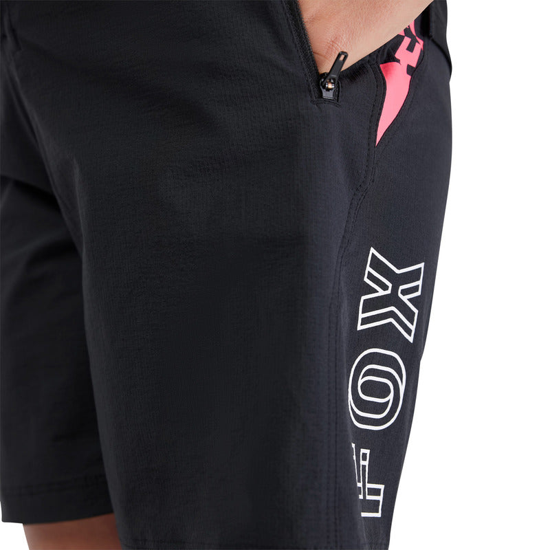 Spodenki Rowerowe Fox Junior Ranger Short Digi Image Black | RideHub
