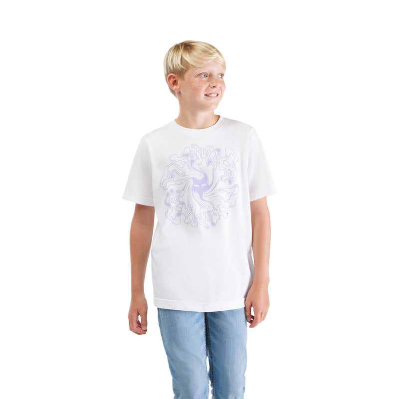 T-shirt Fox Junior Frequency Ss Tee Optic White