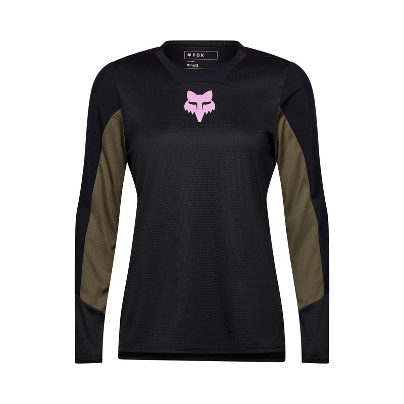 Koszulka Rowerowa Z Długim Rękawem Fox W Defend Ls Jersey Park Black | RideHub