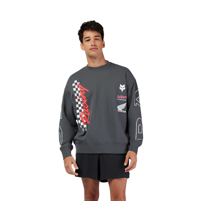Bluza Fox Crew Oversized Fleece Crew Dark Shadow