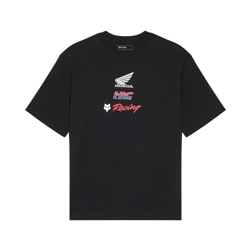 T-SHIRT FOX HONDA OVERSIZED BLACK