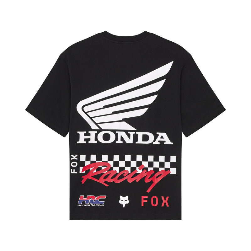 T-SHIRT FOX HONDA OVERSIZED BLACK