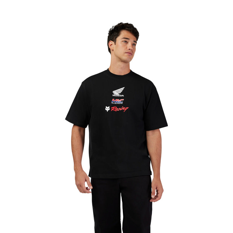 T-SHIRT FOX HONDA OVERSIZED BLACK