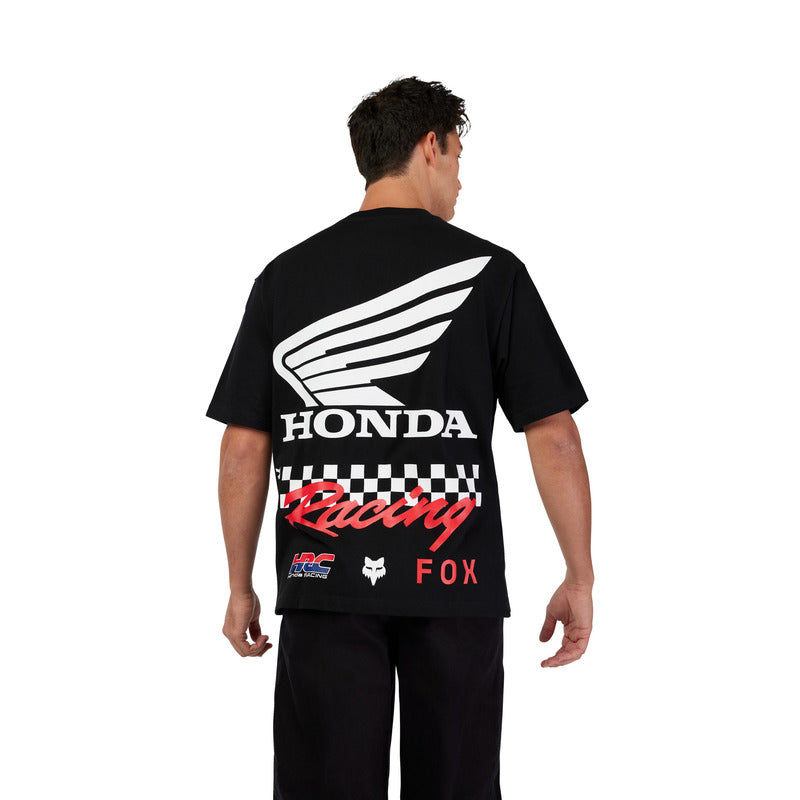 T-SHIRT FOX HONDA OVERSIZED BLACK