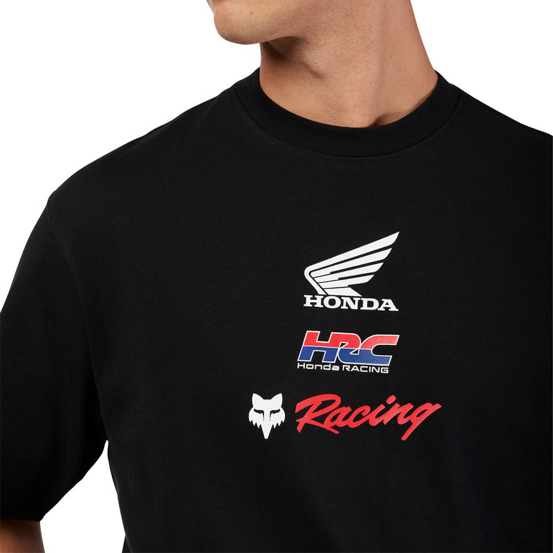 T-SHIRT FOX HONDA OVERSIZED BLACK